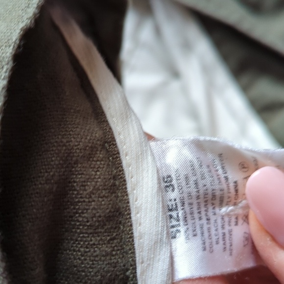 Patagonia organic cotton green shorts size 36 Mens back step shorts 100% organic - Picture 5 of 6